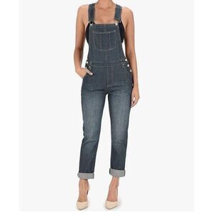 LOVE MODA BLUE BOYFRIEND OVERALLS SZ.1X EUC.